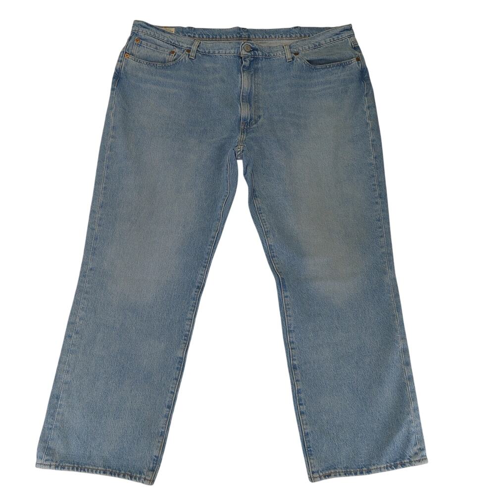 Levis Premium‎ 541 Athletic Taper Mens Light Wash Blue Stretch Jeans W42 L30